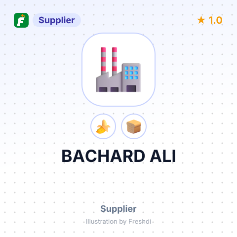 BACHARD ALI – summary card, no photo uploaded yet