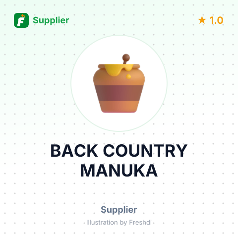 BACK COUNTRY MANUKA – summary card, no photo uploaded yet