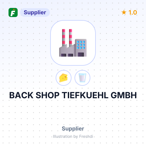BACK SHOP TIEFKUEHL GMBH – summary card, no photo uploaded yet
