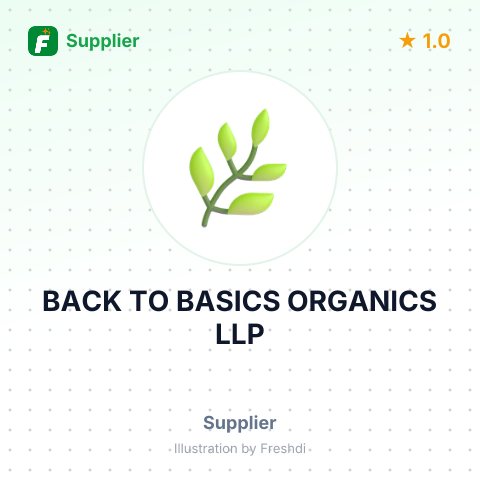 BACK TO BASICS ORGANICS LLP – summary card, no photo uploaded yet