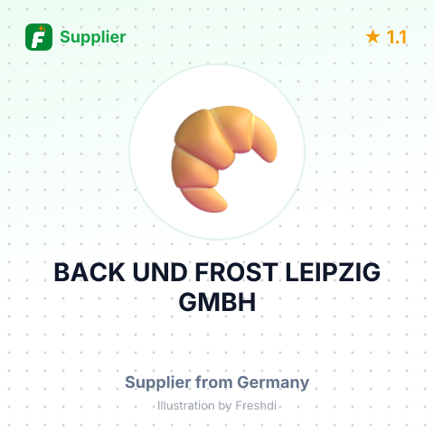 BACK UND FROST LEIPZIG GMBH – summary card, no photo uploaded yet