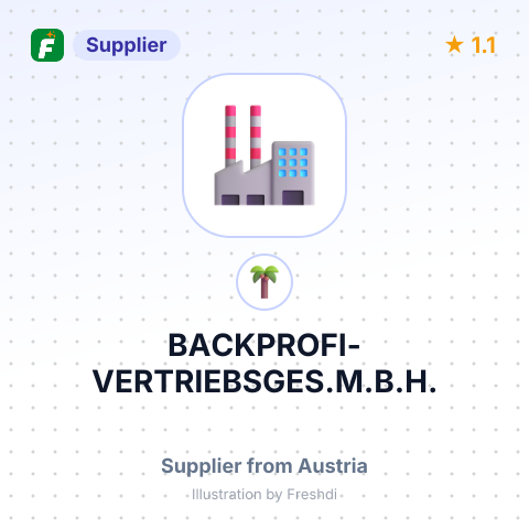 BACKPROFI-VERTRIEBSGES.M.B.H. – summary card, no photo uploaded yet