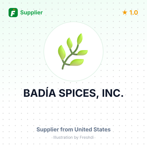 BADÍA SPICES, INC. – summary card, no photo uploaded yet