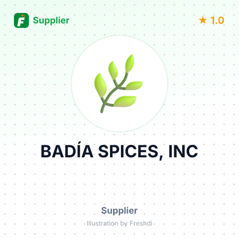 BADÍA SPICES, INC – summary card, no photo uploaded yet