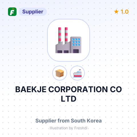 BAEKJE CORPORATION CO LTD – summary card, no photo uploaded yet