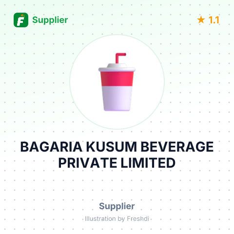 BAGARIA KUSUM BEVERAGE PRIVATE LIMITED – summary card, no photo uploaded yet