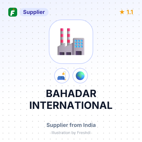 BAHADAR INTERNATIONAL – summary card, no photo uploaded yet