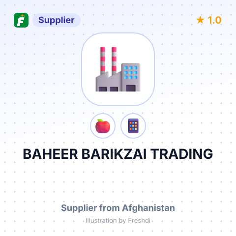BAHEER BARIKZAI TRADING – summary card, no photo uploaded yet