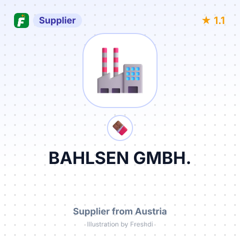 BAHLSEN GMBH. – summary card, no photo uploaded yet