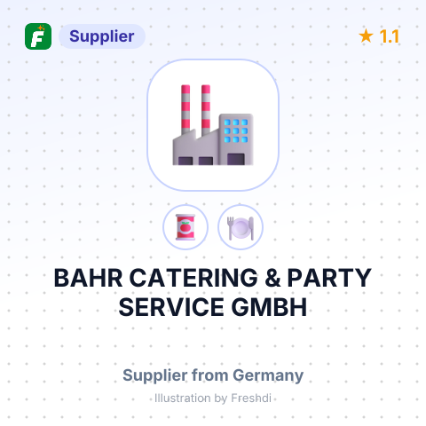 BAHR CATERING & PARTY SERVICE GMBH – summary card, no photo uploaded yet