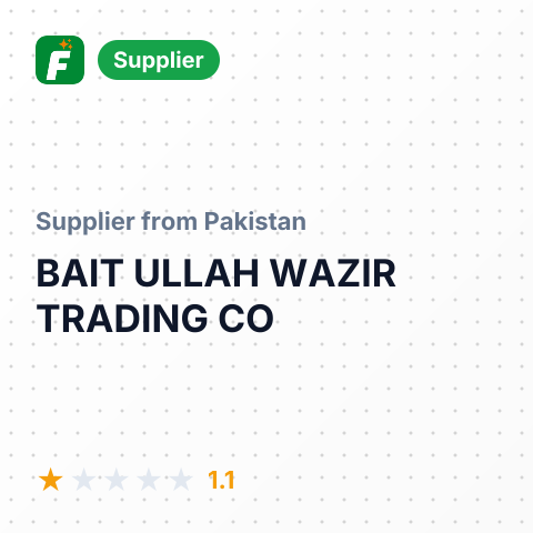 BAIT ULLAH WAZIR TRADING CO – summary card, no photo uploaded yet