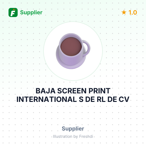 BAJA SCREEN PRINT INTERNATIONAL S DE RL DE CV – summary card, no photo uploaded yet