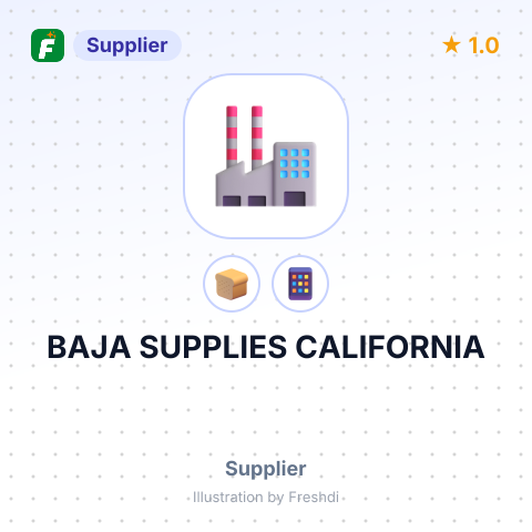 BAJA SUPPLIES CALIFORNIA – summary card, no photo uploaded yet
