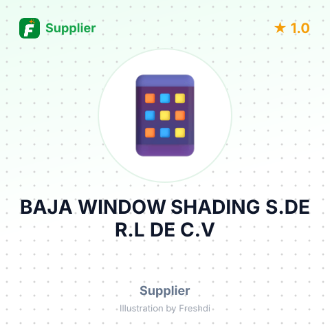 BAJA WINDOW SHADING S.DE R.L DE C.V – summary card, no photo uploaded yet
