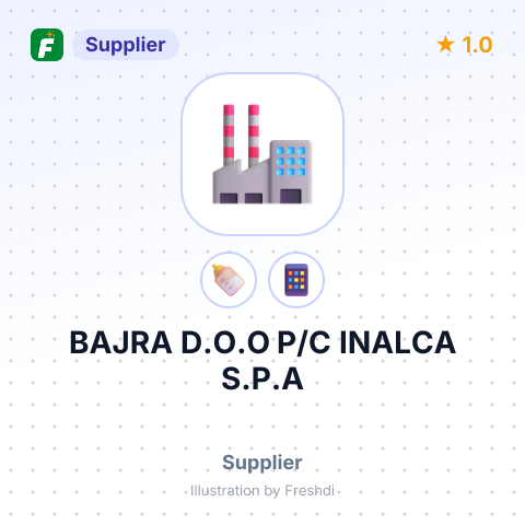 BAJRA D.O.O P/C INALCA S.P.A – summary card, no photo uploaded yet