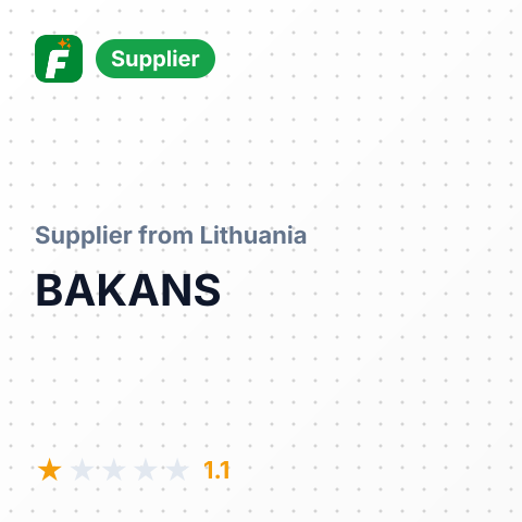 BAKANS – summary card, no photo uploaded yet