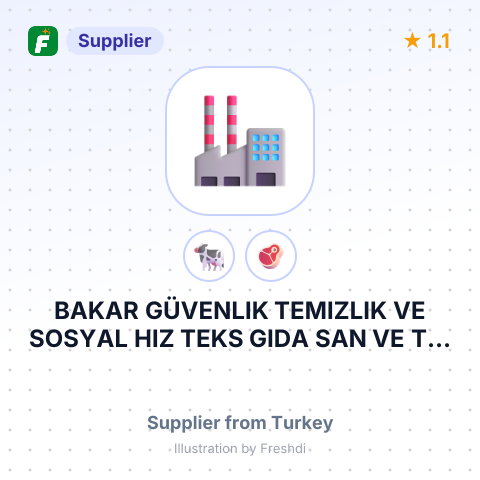 BAKAR GÜVENLIK TEMIZLIK VE SOSYAL HIZ TEKS GIDA SAN VE TIC LTD S – summary card, no photo uploaded yet