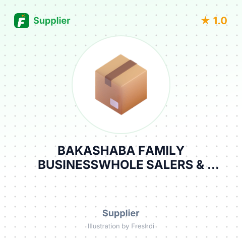 BAKASHABA FAMILY BUSINESSWHOLE SALERS & RETAILP.O.BOX – summary card, no photo uploaded yet