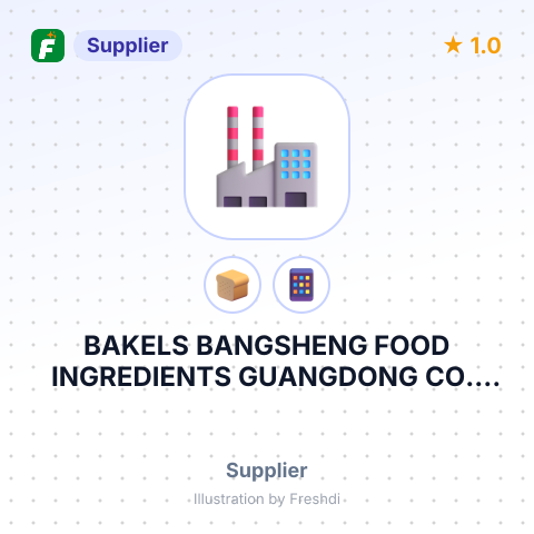 BAKELS BANGSHENG FOOD INGREDIENTS GUANGDONG CO., LTD – summary card, no photo uploaded yet