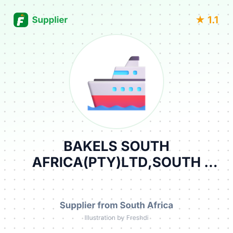 BAKELS SOUTH AFRICA(PTY)LTD,SOUTH BAKELS – summary card, no photo uploaded yet