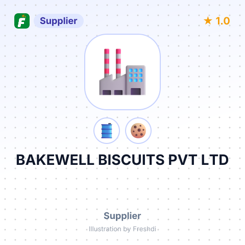 BAKEWELL BISCUITS PVT LTD – summary card, no photo uploaded yet