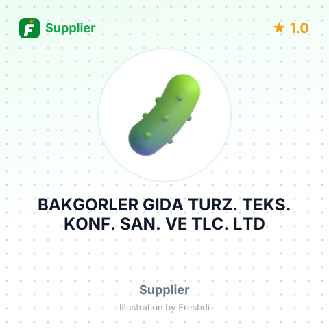 BAKGORLER GIDA TURZ. TEKS. KONF. SAN. VE TLC. LTD – summary card, no photo uploaded yet