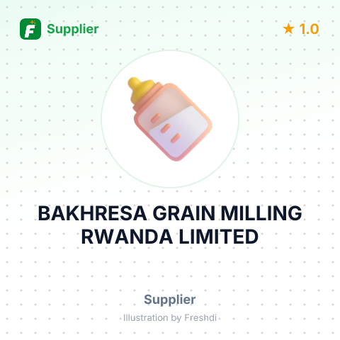 BAKHRESA GRAIN MILLING RWANDA LIMITED – summary card, no photo uploaded yet