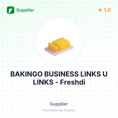 BAKINGO BUSINESS LINKS U LINKS – summary card, no photo uploaded yet