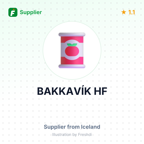 BAKKAVÍK HF – summary card, no photo uploaded yet