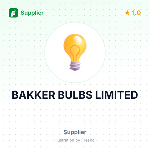 BAKKER BULBS LIMITED – summary card, no photo uploaded yet