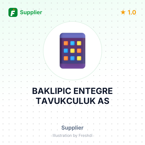 BAKLIPIC ENTEGRE TAVUKCULUK AS – summary card, no photo uploaded yet