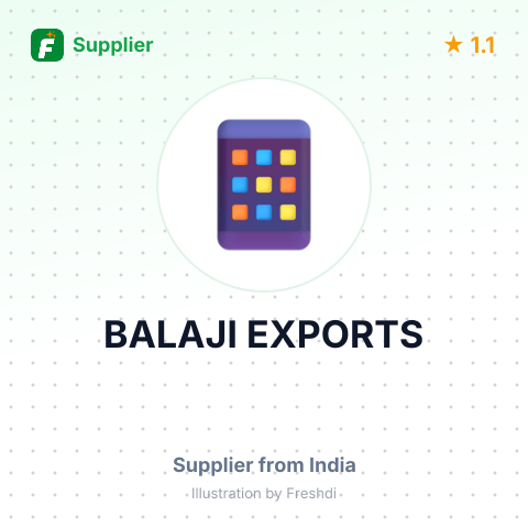 BALAJI EXPORTS – summary card, no photo uploaded yet