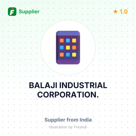 BALAJI INDUSTRIAL CORPORATION. – summary card, no photo uploaded yet
