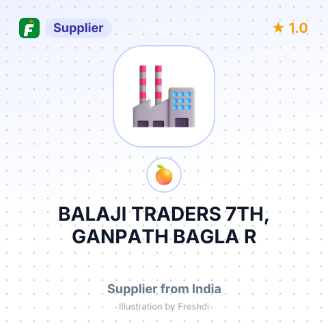 BALAJI TRADERS 7TH, GANPATH BAGLA R – summary card, no photo uploaded yet