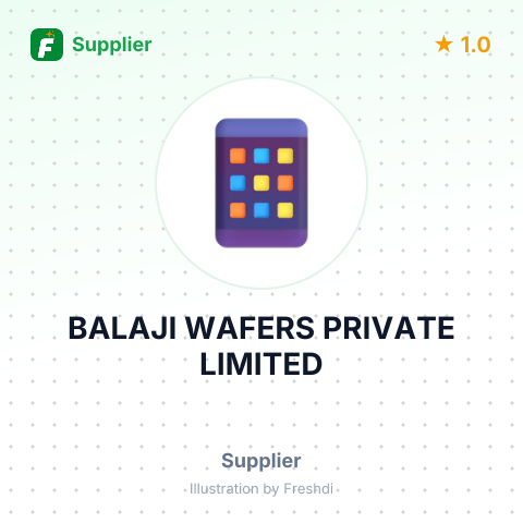 BALAJI WAFERS PRIVATE LIMITED – summary card, no photo uploaded yet