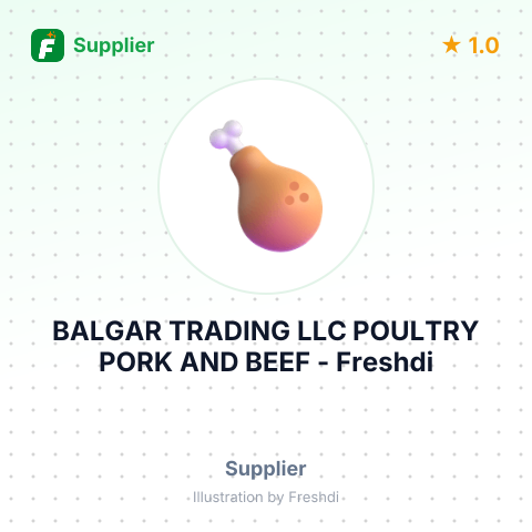 BALGAR TRADING LLC POULTRY PORK AND BEEF – summary card, no photo uploaded yet