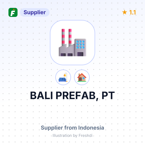 BALI PREFAB, PT – summary card, no photo uploaded yet