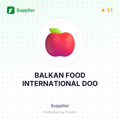 BALKAN FOOD INTERNATIONAL DOO – summary card, no photo uploaded yet