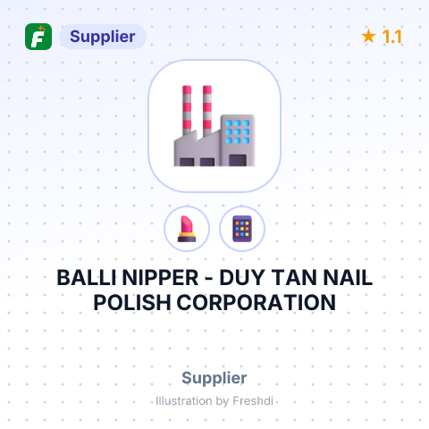 BALLI NIPPER - DUY TAN NAIL POLISH CORPORATION – summary card, no photo uploaded yet