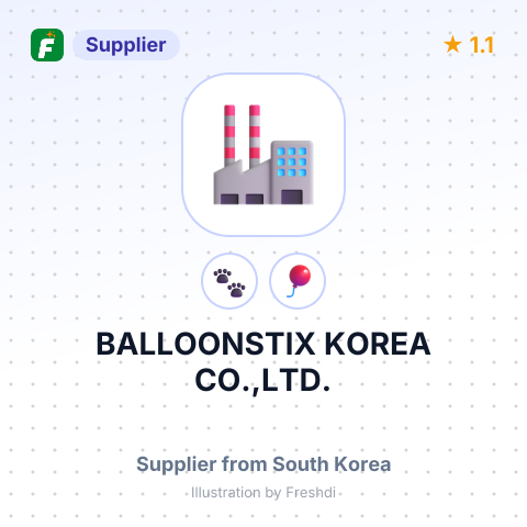 BALLOONSTIX KOREA CO.,LTD. – summary card, no photo uploaded yet