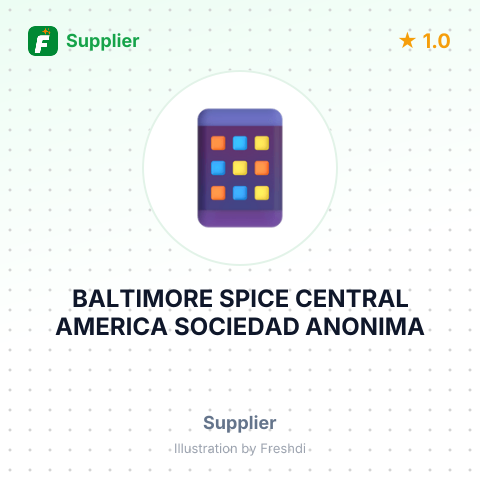 BALTIMORE SPICE CENTRAL AMERICA SOCIEDAD ANONIMA – summary card, no photo uploaded yet