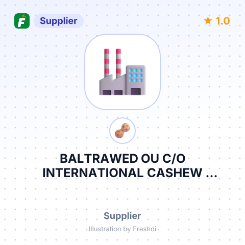 BALTRAWED OU C/O INTERNATIONAL CASHEW HOLDING LP – summary card, no photo uploaded yet