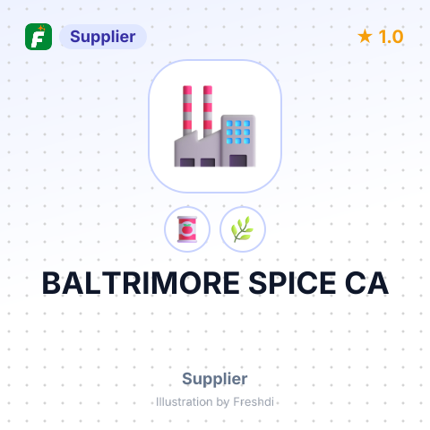 BALTRIMORE SPICE CA – summary card, no photo uploaded yet