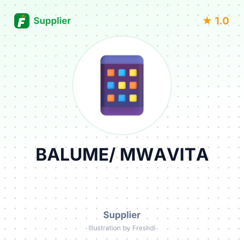 BALUME/ MWAVITA – summary card, no photo uploaded yet