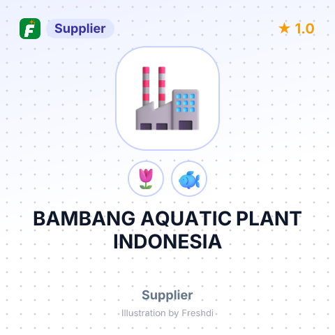 BAMBANG AQUATIC PLANT INDONESIA – summary card, no photo uploaded yet