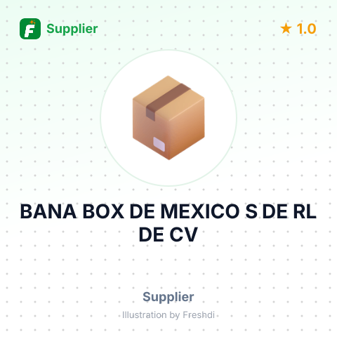 BANA BOX DE MEXICO S DE RL DE CV – summary card, no photo uploaded yet