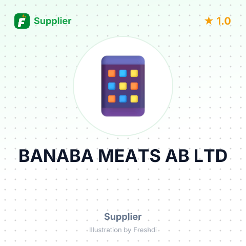 BANABA MEATS AB LTD – summary card, no photo uploaded yet