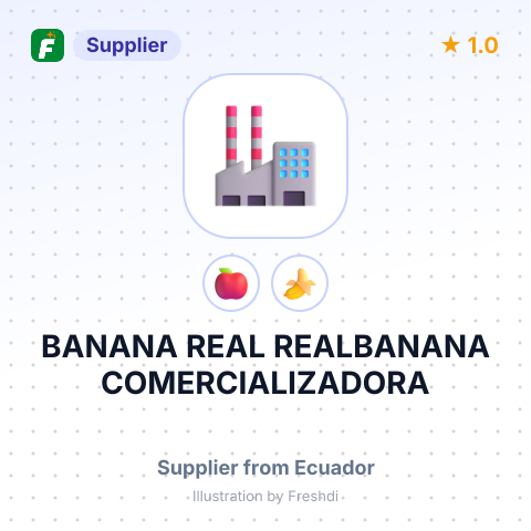BANANA REAL REALBANANA COMERCIALIZADORA EXPORTADORA DE BANANA S.A. – summary card, no photo uploaded yet