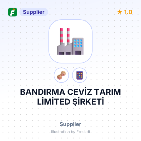 BANDIRMA CEVİZ TARIM LİMİTED ŞİRKETİ – summary card, no photo uploaded yet