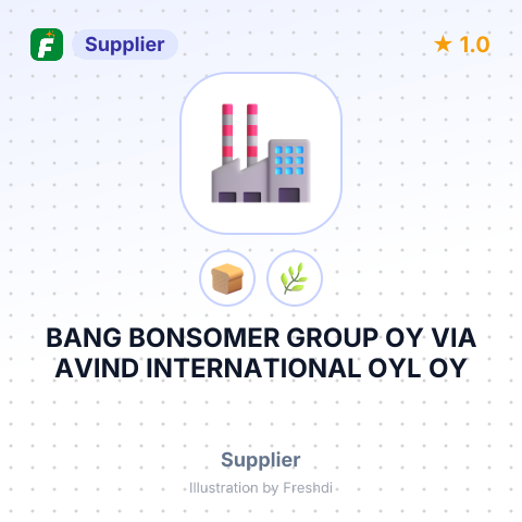 BANG BONSOMER GROUP OY VIA AVIND INTERNATIONAL OYL OY – summary card, no photo uploaded yet